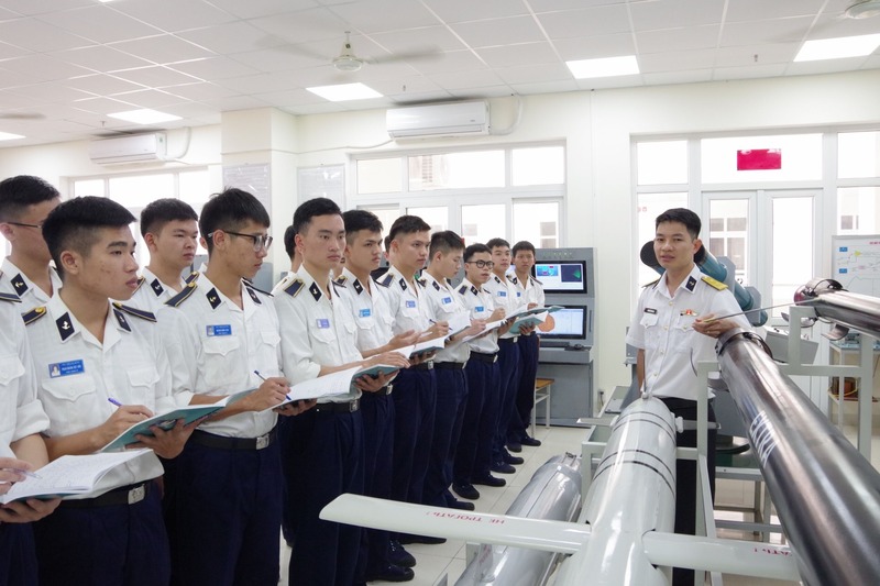 Quang cảnh công tác đào tạo tại Học viện Hải quân
