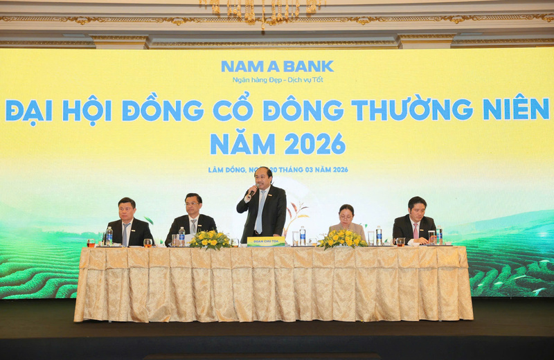 Ban chủ tọa Đại hội đồng cổ đông thường niên năm 2026.