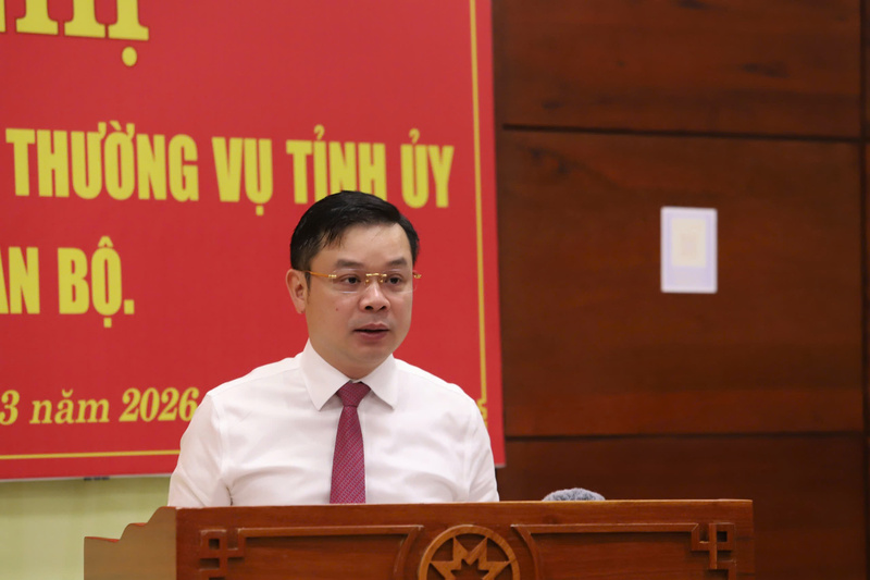 Ông Đỗ Hữu Huy phát biểu nhận nhiệm vụ