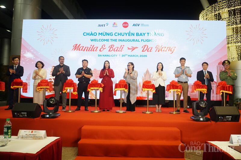 TP. Đà Nẵng chào mừng 2 đường bay thẳng đến từ Manila và Bali, kết nối thành phố đến các thành phố năng động của khu vực Đông Nam Á.