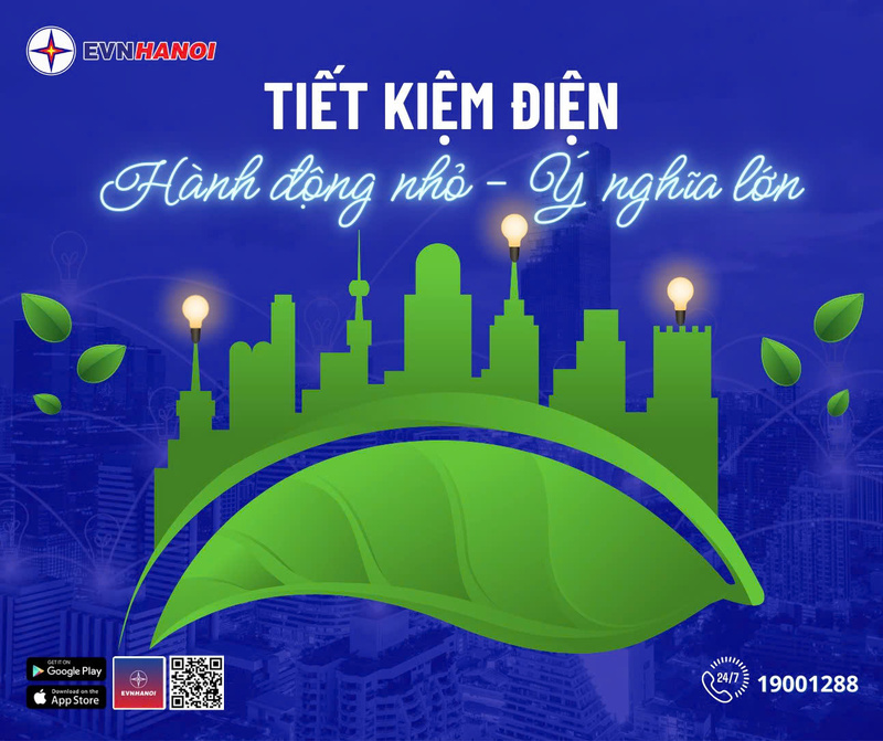EVNHANOI đang tích cực triển khai nhiều giải pháp đồng bộ nhằm khuyến khích người dân, doanh nghiệp chung tay sử dụng điện tiết kiệm, hiệu quả