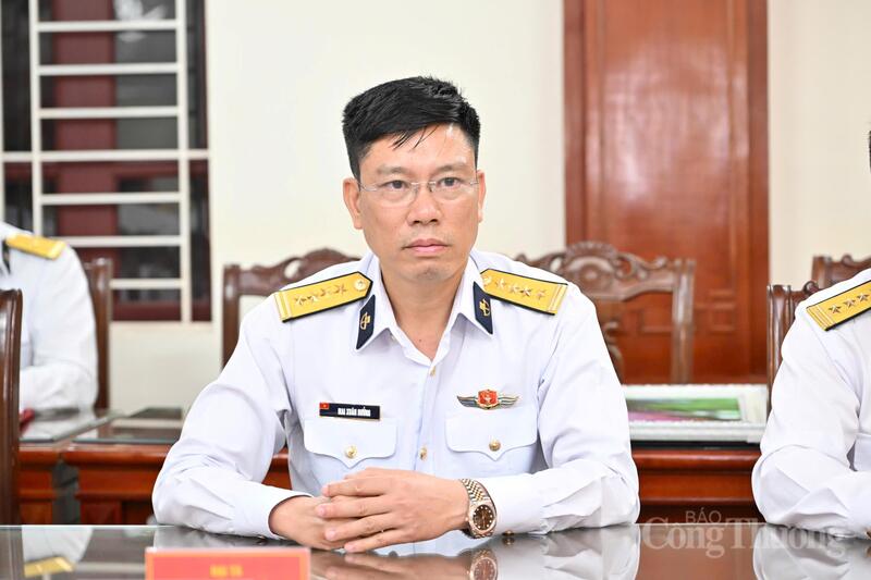 Đại tá Mai Xuân Hưởng, Chính ủy Lữ đoàn Đặc công Hải quân 126. Ảnh: Cấn Dũng