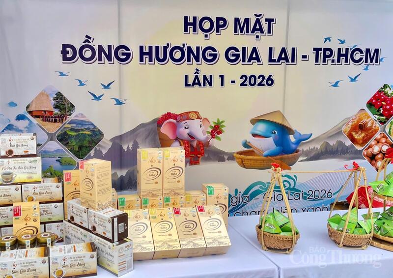 Các sản phẩm trưng bày là sản phẩm OCOP, sản phẩm công nghiệp nông thôn tiêu biểu, nông sản chế biến và đặc sản địa phương. Ảnh: Bích Thu