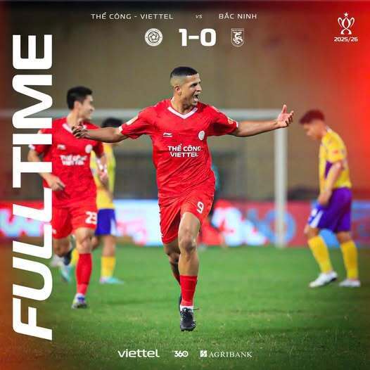 Thể công - Vietttel là đội thứ 4 góp mặt tại vòng bán kết Cup Quốc gia. Ảnh: Thể công FC