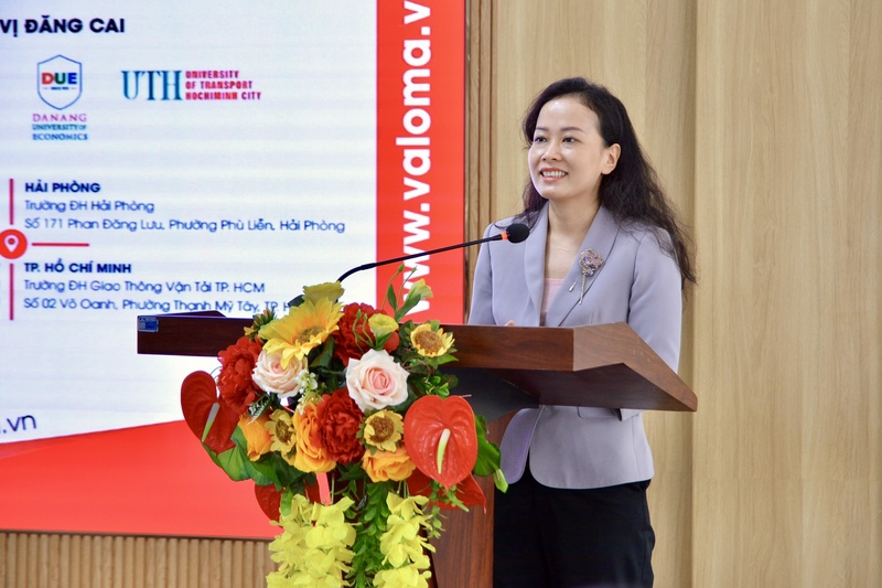 Bà Đỗ Thị Quỳnh Trâm, Phó Giám đốc Sở Công Thương TP. Đà Nẵng phát biểu tại chương trình. Ảnh: Ngọc Thảo