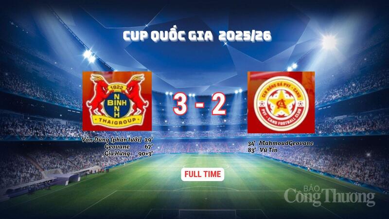 Ninh Bình thắng nghẹt thở 3-2, hạ PVF-CAND để vào bán kết Cúp Quốc gia - 3