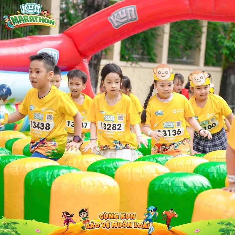 Những thử thách vận động được thiết kế phù hợp với thể lực và độ tuổi