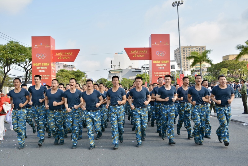 Chương trình góp phần xây dựng phong trào thể dục, thể thao sâu rộng, hình thành thói quen rèn luyện sức khỏe trong cộng đồng. Ảnh: Ngọc Thảo