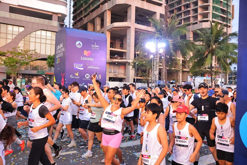 Cuộc thi Marathon Quốc tế Đà Nẵng 2026 thu hút gần 3.200 vận động viên quốc tế tham gia. Ảnh: Diễm Phúc