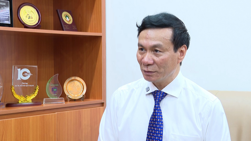 GS.TS Nguyễn Quý Thanh, Hiệu trưởng Trường Đại học Giáo dục, Đại học Quốc gia Hà Nội. Ảnh: Ngọc Long