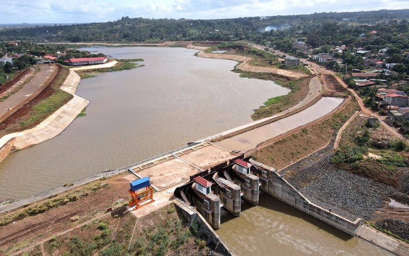 Dự án Hồ thuỷ lợi Ea Tam. Ảnh: Vũ Long.