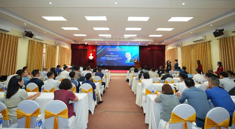 Ông Trần Thanh Hải, Phó Cục trưởng Cục Xuất nhập khẩu (Bộ Công Thương) phát biểu