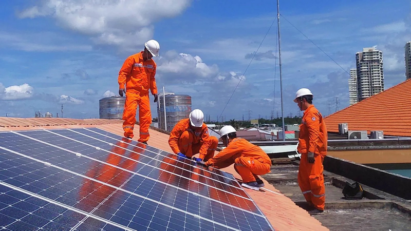 Với tiềm năng lớn từ mái nhà xưởng, Bắc Ninh đang tăng tốc điện mặt trời mái nhà. Ảnh minh họa