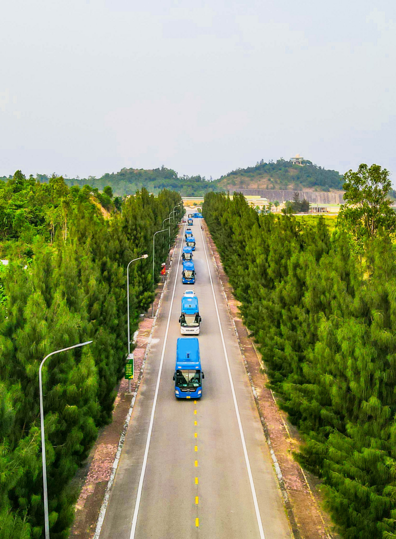 BSR triển khai nhiều giải pháp tiết kiệm nhiên liệu cho đội xe cơ giới của công ty. Ảnh: BSR