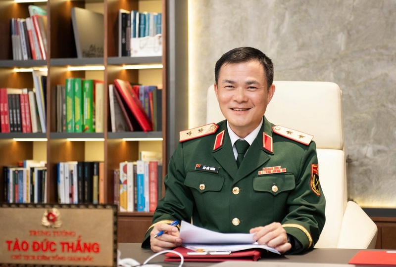 Trung tướng Tào Đức Thắng, Chủ tịch kiêm Tổng giám đốc Tập đoàn Công nghiệp - Viễn thông Quân đội (Viettel). Ảnh: Viettel