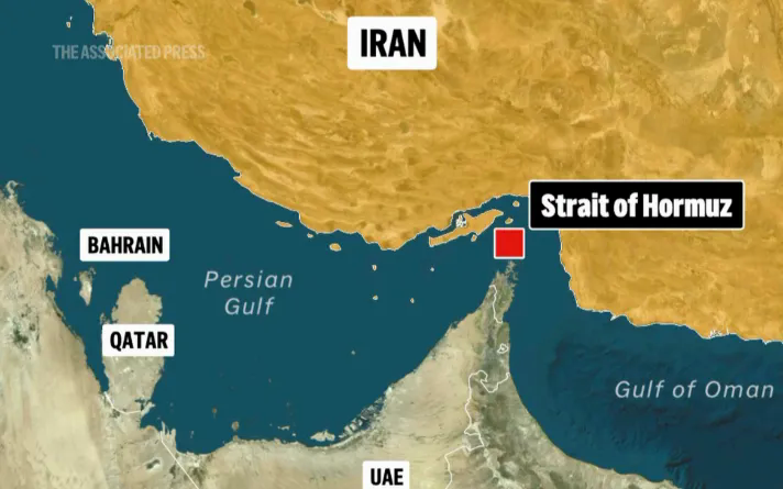 Eo biển chiến lược Hormuz.