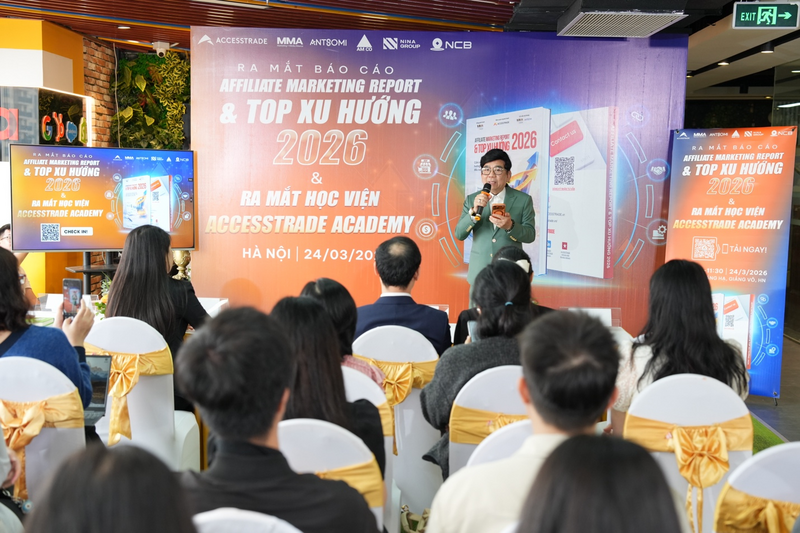 Ông Nguyễn Trường Sơn - Chủ tịch Hiệp hội Quảng cáo (VAA) chia sẻ tại buổi lễ