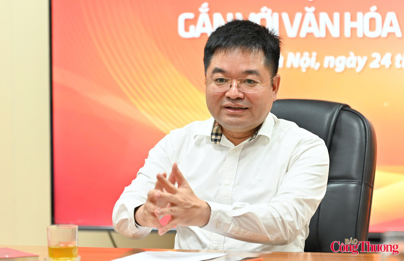 Ủy viên Ban Chấp hành Đảng bộ Bộ Công Thương, Bí thư Đảng ủy, Tổng Biên tập Báo Công Thương Nguyễn Văn Minh. Ảnh: Nam Nguyễn