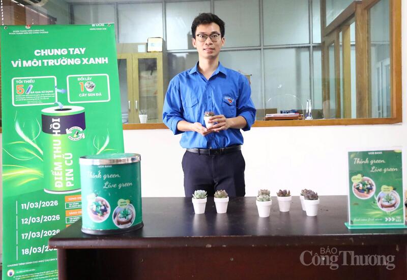 Anh Hoàng Tuấn Anh, đại diện Đoàn Thanh niên Viện Cơ khí (Bộ Công Thương) chia sẻ, chương trình thu gom pin cũ là hoạt động thiết thực, góp phần nâng cao nhận thức về bảo vệ môi trường.