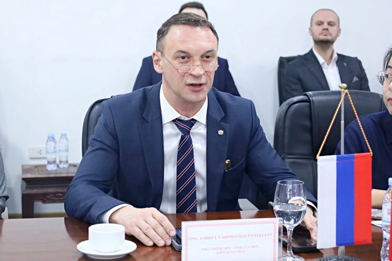 Ngài Andrey Vadimovich Panteleev, Phó Thống đốc tỉnh Tyumen, Liên bang Nga.