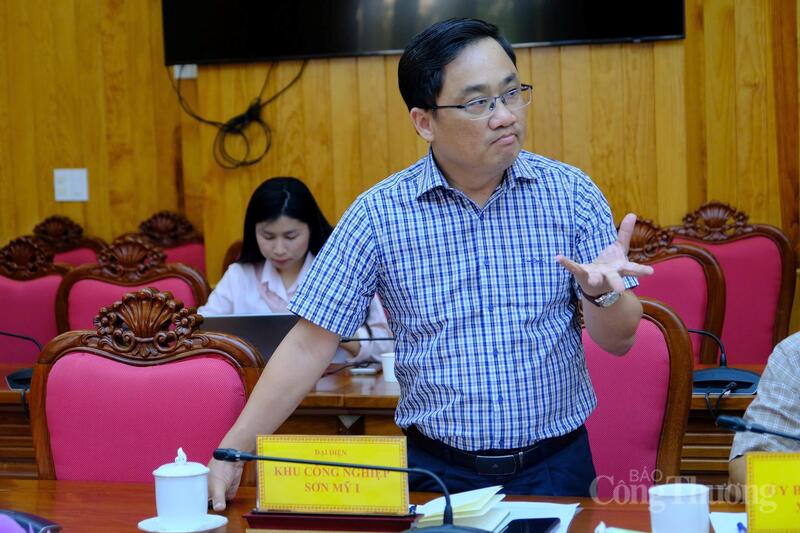 Ông Nguyễn Văn Sang, Tổng giám đốc Công ty IPICO, Khu công nghiệp Sơn Mỹ. Ảnh: Lê Sơn