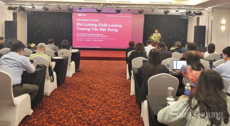 Hội thảo chuyên đề “Báo chí giữa ‘dòng xoáy’ của niềm tin và sự chú ý trong kỷ nguyên AI” diễn ra vào chiều 25/3. Ảnh: NH