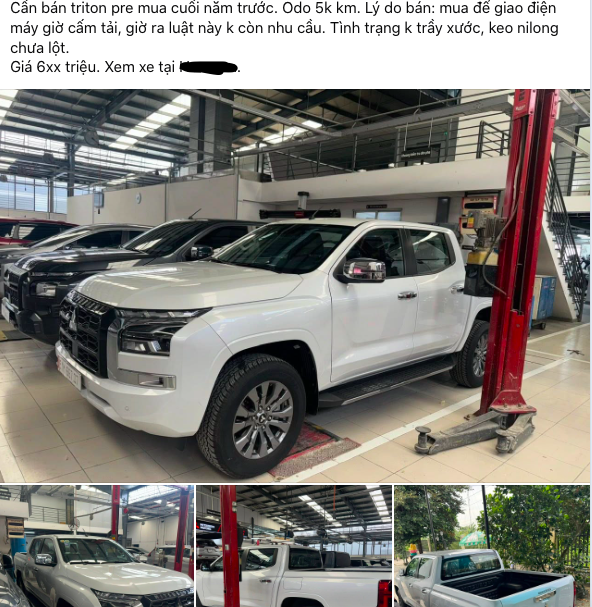 Xe bán tải được rao bán do quy định mới về việc hoạt động trong nội đô.