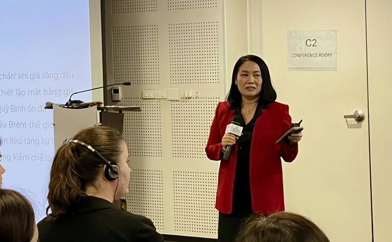 TS. Tạ Bích Loan, Ủy viên Ban Chấp hành Hội Nhà báo Việt Nam.