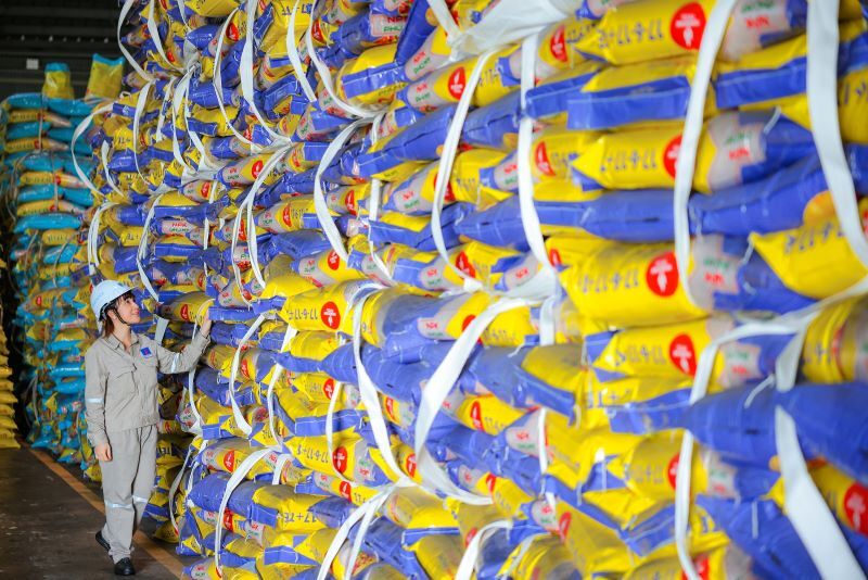 Bên cạnh urê, danh mục sản phẩm của PVFCCo - Phú Mỹ hiện mở rộng sang NPK, DAP, nông nghiệp đô thị, phân bón hữu cơ vi sinh. Ảnh: PVFCCo - Phú Mỹ