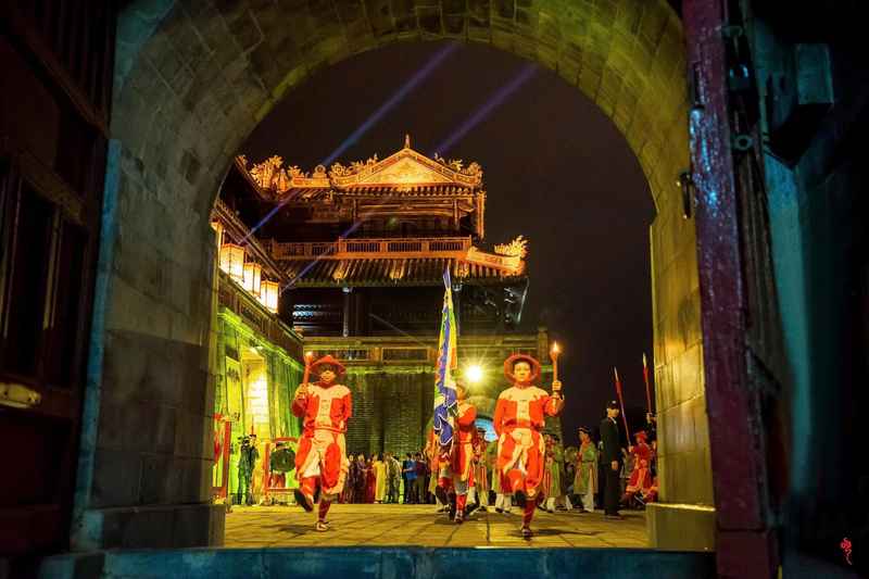 Hoàng cung huyền ảo sẽ tái hiện lại các nghi thức lễ nghi cung đình xưa ở Đại nội Huế. Ảnh: Nguyễn Tuấn