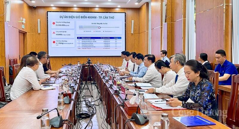 Quang cảnh tại buổi làm việc.