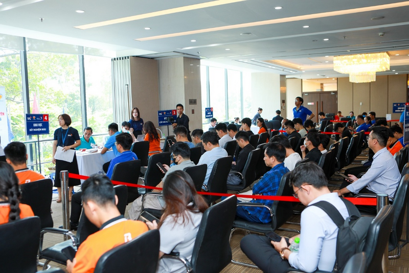 Đông đảo lãnh đạo, cán bộ nhân viên TTC tham gia chương trình.