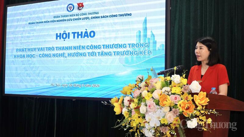 Đồng chí Lê Hải An, Phó Bí thư Đảng ủy, Phó Viện trưởng Viện Nghiên cứu Chiến lược và Chính sách Công Thương. Ảnh: Minh Trang
