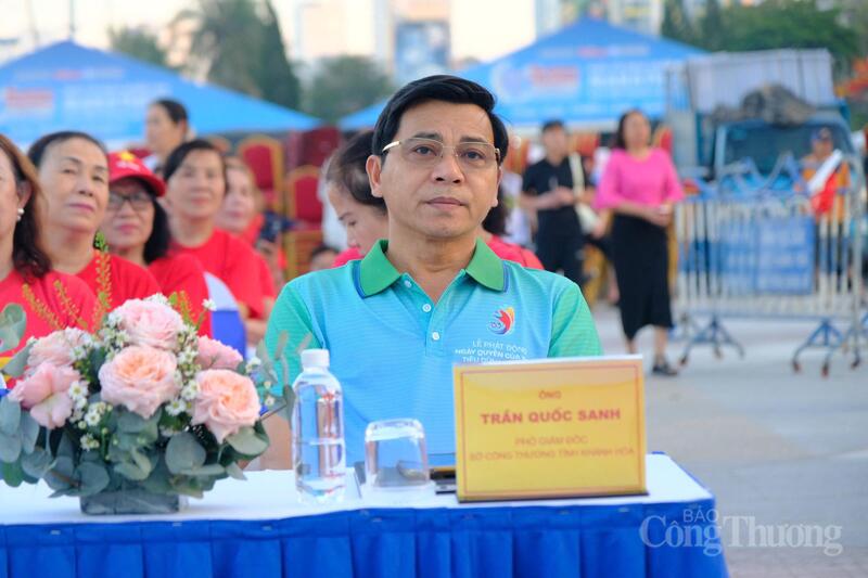 Ông Trần Quốc Sanh, Phó Giám đốc Sở Công Thương tỉnh Khánh Hòa tại chương trình. Ảnh: Lê Sơn