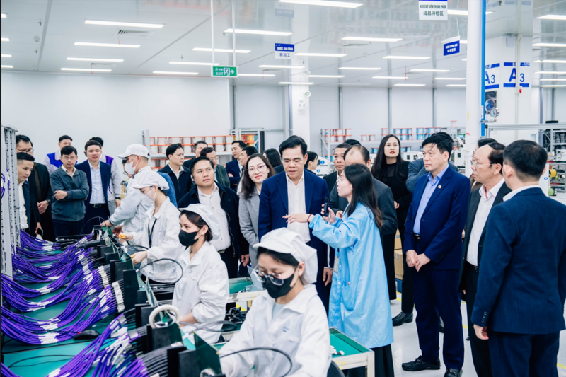 Trong 3 tháng đầu năm, chỉ số sản xuất công nghiệp của tỉnh Nghệ An tăng 16,9% so với cùng kỳ năm 2025. Ảnh: Mai Liễu