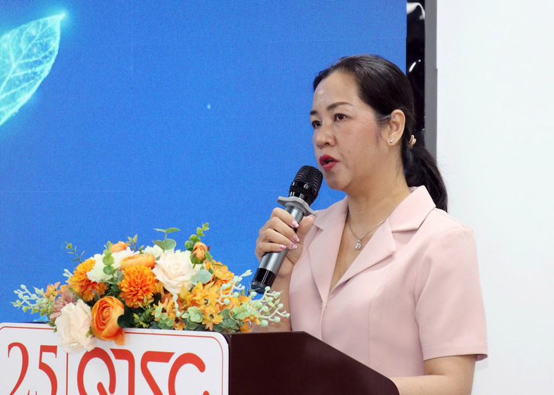 Bà Phạm Thị Kim Phượng - Phó Giám đốc QTSC. Ảnh: Minh Khuê.
