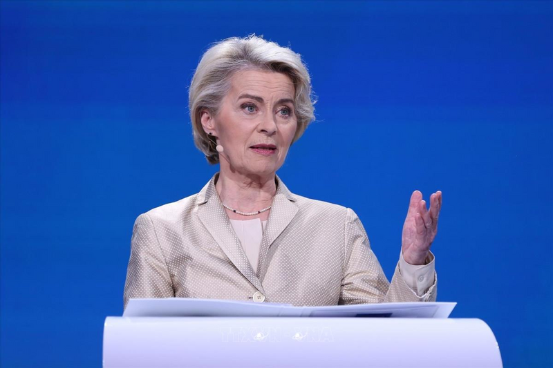 Chủ tịch Ủy ban châu Âu Ursula von der Leyen. Ảnh: THX