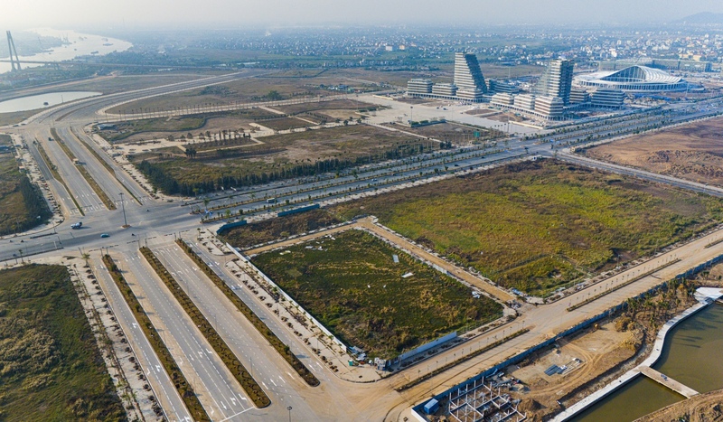 Dự án Trung tâm hội nghị tại lô I.11/DVCC-01 đóng vai trò quan trọng trong lộ trình hoàn thiện hạ tầng và dịch vụ công cộng tại Khu đô thị mới Bắc sông Cấm. Ảnh minh họa.