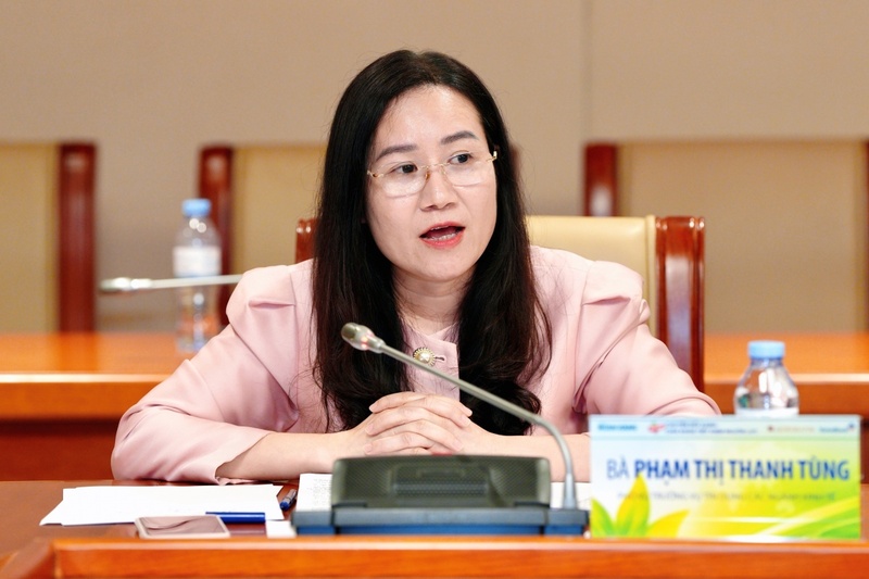 Bà Phạm Thị Thanh Tùng, Phó Vụ trưởng Vụ Tín dụng các ngành kinh tế, Ngân hàng Nhà nước