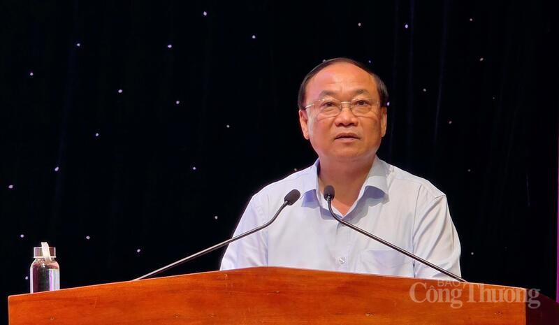Bí thư Tỉnh uỷ Gia Lai Thái Đại Ngọc phát biểu kết luận hội nghị. Ảnh: Bá Bính