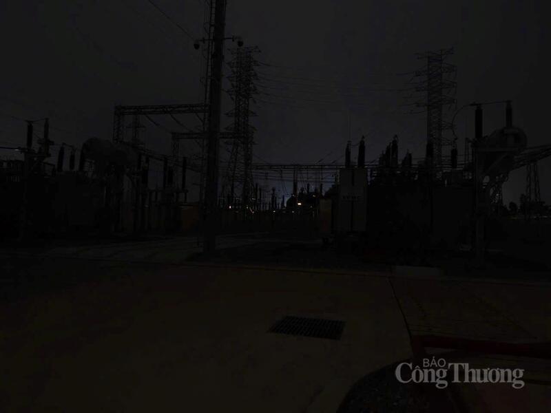 Trạm 110kV Quang Châu 3 (tỉnh Bắc Ninh) hưởng ứng Chiến dịch Giờ Trái đất năm 2026.Ảnh: Thanh Hương