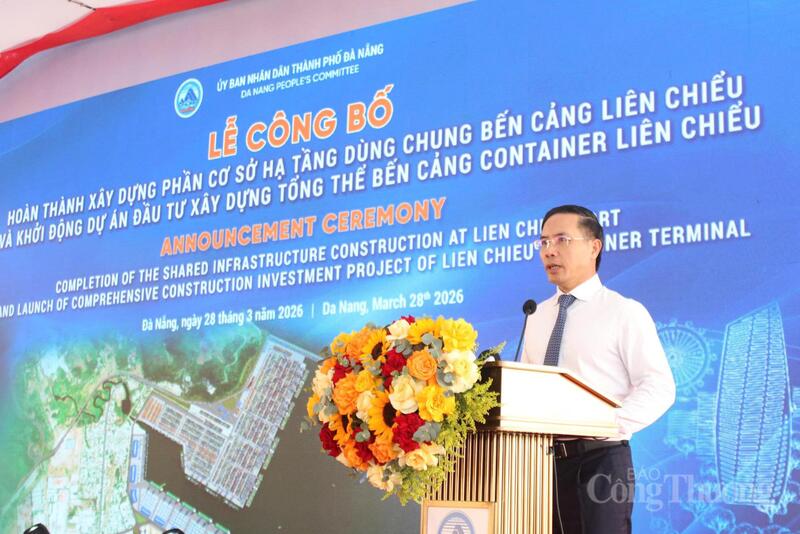 Chủ tịch UBND TP. Đà Nẵng Phạm Đức Ấn kỳ vọng cảng Liên Chiểu sẽ đưa Đà Nẵng trở thành điểm đến hấp dẫn trên bản đồ hàng hải thế giới