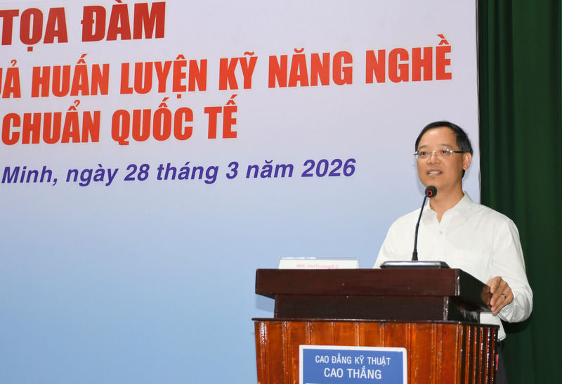 TS. Trương Anh Dũng, Cục trưởng Cục Giáo dục nghề nghiệp và Giáo dục thường xuyên (Bộ Giáo dục và Đào tạo). Ảnh: Thanh Minh.