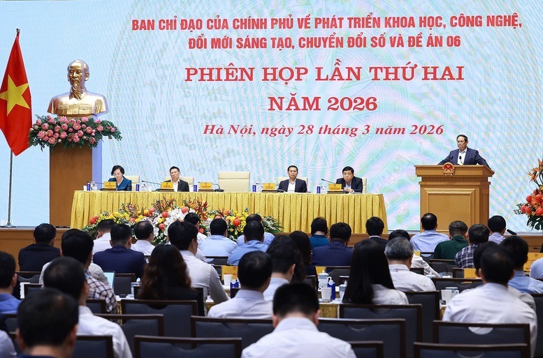 Thủ tướng Chính phủ Phạm Minh Chính chủ trì phiên họp lần thứ hai năm 2026 của Ban Chỉ đạo. Ảnh: VGP/Nhật Bắc