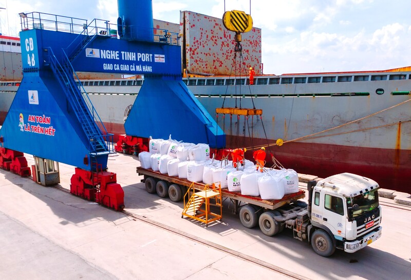 Công ty CP Cảng Nghệ Tĩnh đã chủ động xây dựng kế hoạch cụ thể về tiết kiệm năng lượng và chuyển đổi xanh. Ảnh: Mai Liễu