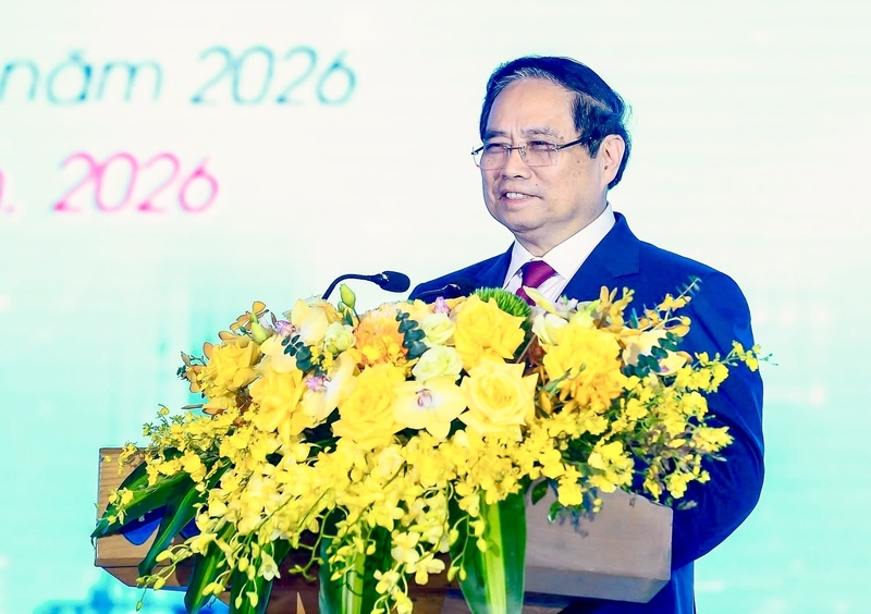 Thủ tướng Chính phủ Phạm Minh phát biểu chỉ đạo tại hội nghị. Ảnh: Hoàng Đông