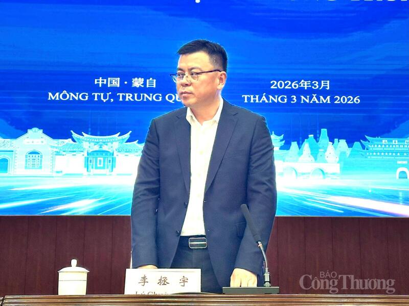 Ông Lý Chưởng Vũ, Uỷ viên thường vụ Châu uỷ, Phó Châu trưởng Châu Hồng Hà. Ảnh: Đỗ Nga