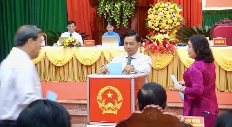 Các đại biểu HĐND tỉnh Vĩnh Long khóa XI, nhiệm kỳ 2026 – 2031. Ảnh: Trung Phạm