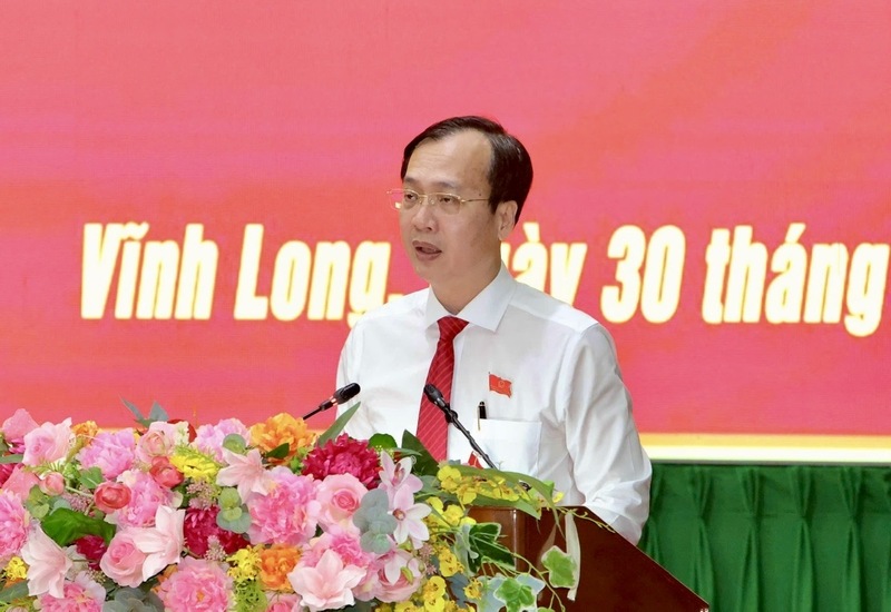 Ông Trần Trí Quang giữ chức Chủ tịch UBND tỉnh Vĩnh Long nhiệm kỳ 2026 – 2031. Ảnh: Phạm Trung.