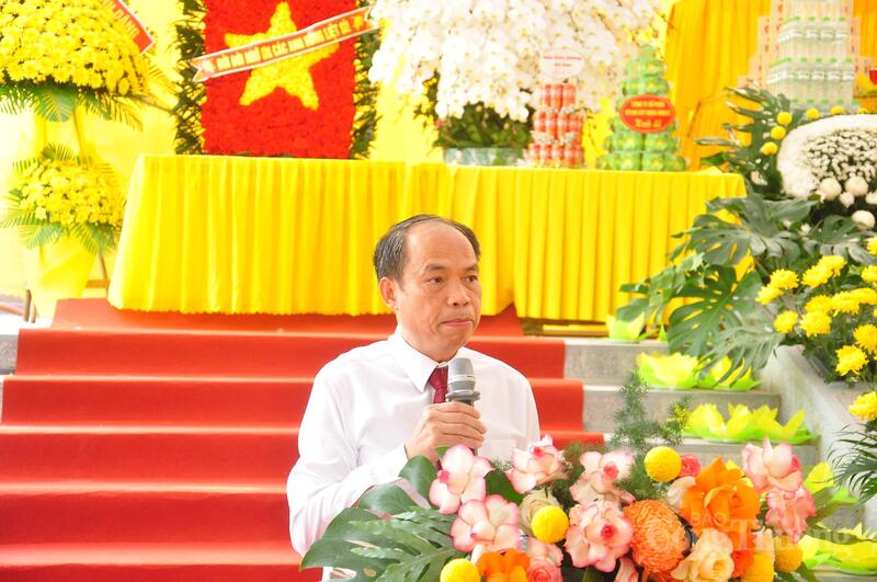 Ông Lê Quốc Tiến, Bí thư Đảng uỷ phường Đồ Sơn, TP. Hải Phòng phát biểu tại sự kiện.